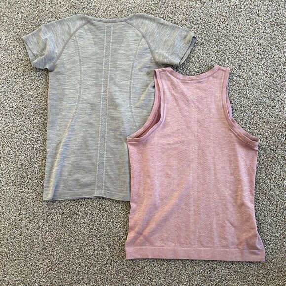 Lululemon Bundle Women's Sz 8 Swiftly Tech Racerback Tank Short Sleeve Tee - Picture 2 of 12
